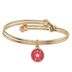 Brand New Trinky Things It’s a Girl Star Bracelet/Card